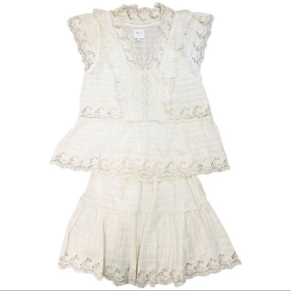 NWOT Misa Los Angels Top & Skirt Set - Picture 1 of 9